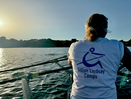 Gillian rowing
